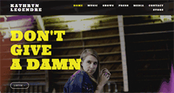 Desktop Screenshot of kathrynlegendremusic.com